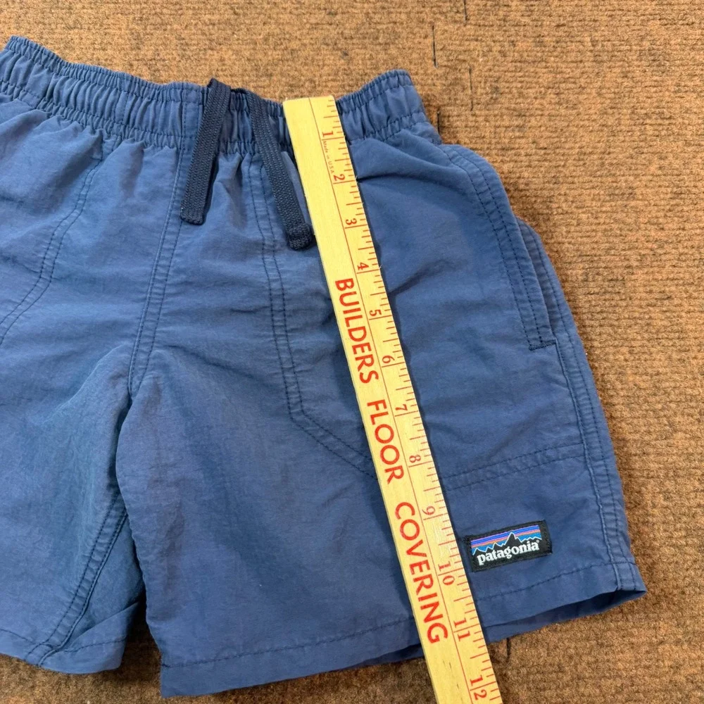 Patagonia Baggies Shorts Kids XS Blue NetPlus Recycled Nylon Swim Trunks 67053